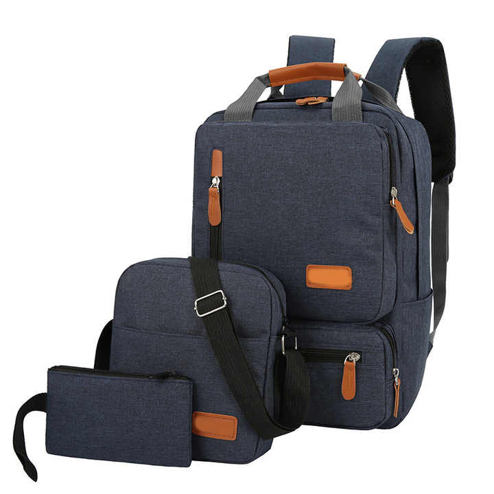 Hot Selling Waterproof Oxford School Backpack for Students Office Workers Casual Style Zipper for Outdoor Travel Laptop Carrying