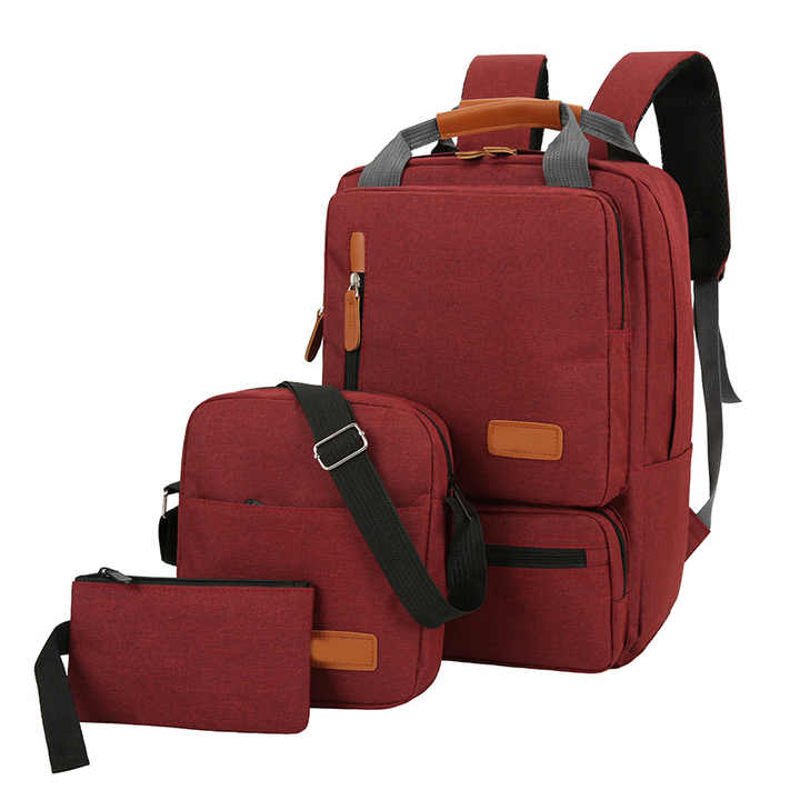 Hot Selling Waterproof Oxford School Backpack for Students Office Workers Casual Style Zipper for Outdoor Travel Laptop Carrying