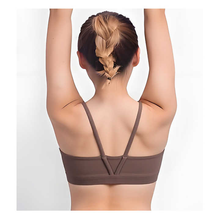 Women Quick Dry Skin Friendly Sports Bra Lady Solid Color Fashion Hot Sexy Backless Sports Bra for Fitness Yoga Exercise